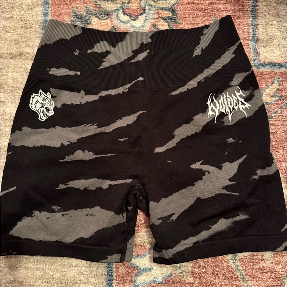 Darc Sport Black and Gray Athletic Shorts